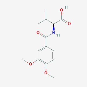 (2S)-2-[(3,4-dimethoxybenzoyl)amino]-3-methylbutanoic acid