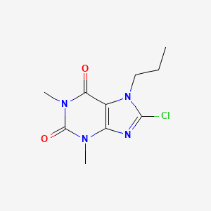 8-CHLORO-1,3-DIMETHYL-7-PROPYL-2,3,6,7-TETRAHYDRO-1H-PURINE-2,6-DIONE