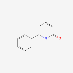 molecular formula C12H11NO B7599875 1-methyl-6-phenyl-2(1H)-pyridinone 