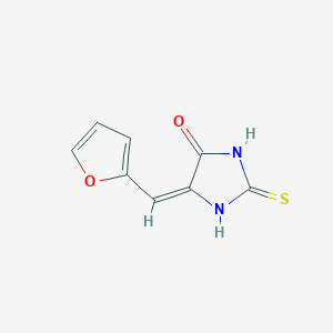 molecular formula C8H6N2O2S B7599882 5-Furfurylidene-2-thiohydantoin 