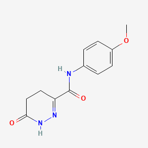 N-(4-methoxyphenyl)-6-oxo-4,5-dihydro-1H-pyridazine-3-carboxamide