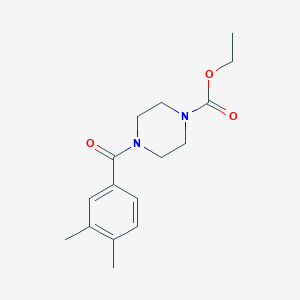 Ethyl 4-(3,4-dimethylbenzoyl)piperazine-1-carboxylate