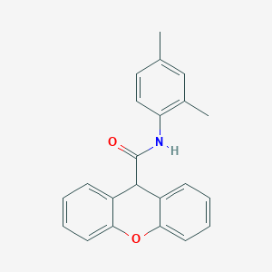 molecular formula C22H19NO2 B7599999 N-(2,4-dimethylphenyl)-9H-xanthene-9-carboxamide 