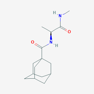 N-[(2S)-1-(methylamino)-1-oxopropan-2-yl]adamantane-1-carboxamide