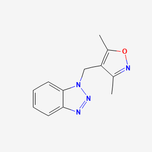 4-(Benzotriazol-1-ylmethyl)-3,5-dimethyl-1,2-oxazole