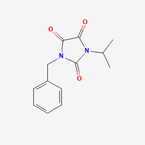 molecular formula C13H14N2O3 B7600188 1-Benzyl-3-propan-2-ylimidazolidine-2,4,5-trione 