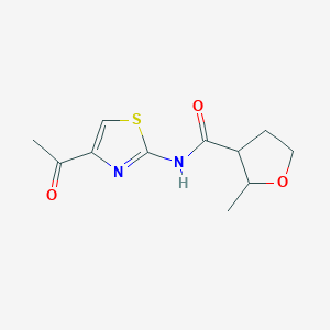 N-(4-acetyl-1,3-thiazol-2-yl)-2-methyloxolane-3-carboxamide