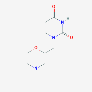 1-[(4-Methylmorpholin-2-yl)methyl]-1,3-diazinane-2,4-dione