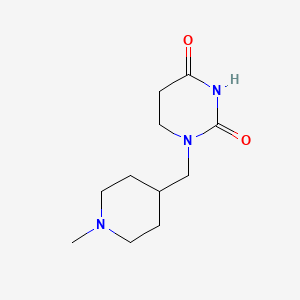 1-[(1-Methylpiperidin-4-yl)methyl]-1,3-diazinane-2,4-dione