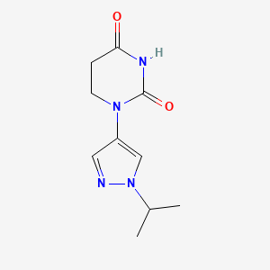 1-(1-Propan-2-ylpyrazol-4-yl)-1,3-diazinane-2,4-dione