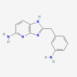 2-[(3-aminophenyl)methyl]-1H-imidazo[4,5-b]pyridin-5-amine