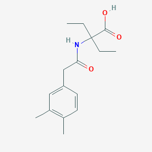 2-[[2-(3,4-Dimethylphenyl)acetyl]amino]-2-ethylbutanoic acid