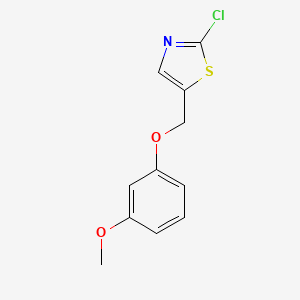 2-Chloro-5-[(3-methoxyphenoxy)methyl]-1,3-thiazole