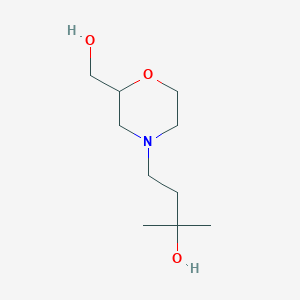 4-[2-(Hydroxymethyl)morpholin-4-yl]-2-methylbutan-2-ol