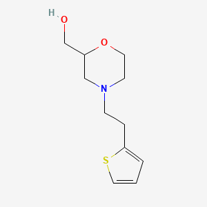 [4-(2-Thiophen-2-ylethyl)morpholin-2-yl]methanol