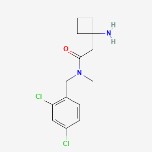 2-(1-aminocyclobutyl)-N-[(2,4-dichlorophenyl)methyl]-N-methylacetamide