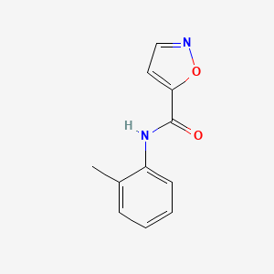 N-(2-methylphenyl)-1,2-oxazole-5-carboxamide