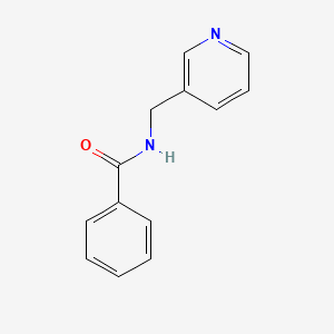 molecular formula C13H12N2O B7600791 N-(吡啶-3-基甲基)苯甲酰胺 