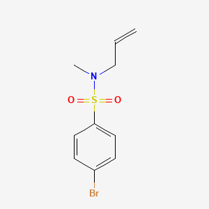 molecular formula C10H12BrNO2S B7601007 4-bromo-N-methyl-N-prop-2-enylbenzenesulfonamide 