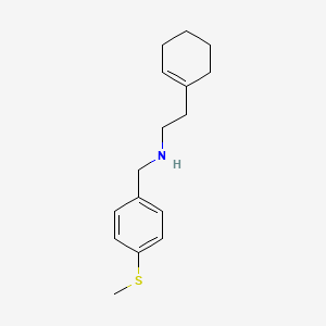 2-(cyclohexen-1-yl)-N-[(4-methylsulfanylphenyl)methyl]ethanamine