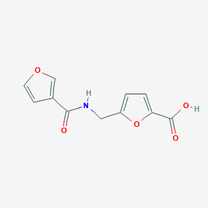 5-[(Furan-3-carbonylamino)methyl]furan-2-carboxylic acid