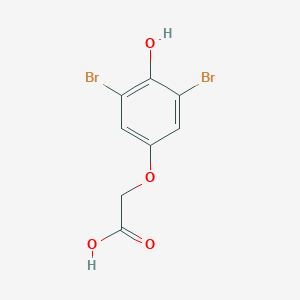 molecular formula C8H6Br2O4 B076011 3,5-二溴-4-羟基苯氧乙酸 CAS No. 13012-94-7