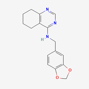 N-(1,3-benzodioxol-5-ylmethyl)-5,6,7,8-tetrahydroquinazolin-4-amine