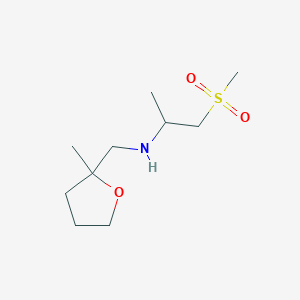 N-[(2-methyloxolan-2-yl)methyl]-1-methylsulfonylpropan-2-amine