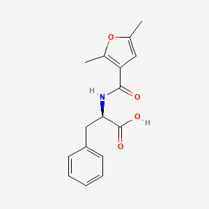 (2R)-2-[(2,5-dimethylfuran-3-carbonyl)amino]-3-phenylpropanoic acid