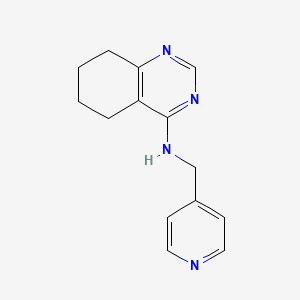 N-(pyridin-4-ylmethyl)-5,6,7,8-tetrahydroquinazolin-4-amine