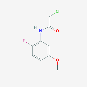 2-chloro-N-(2-fluoro-5-methoxyphenyl)acetamide