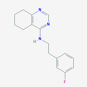 N-[2-(3-fluorophenyl)ethyl]-5,6,7,8-tetrahydroquinazolin-4-amine