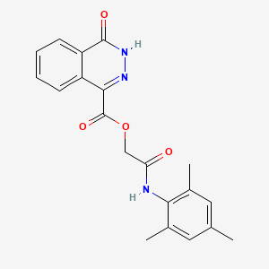 [2-oxo-2-(2,4,6-trimethylanilino)ethyl] 4-oxo-3H-phthalazine-1-carboxylate