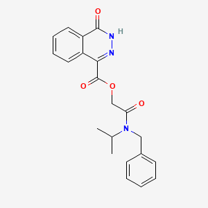 [2-[benzyl(propan-2-yl)amino]-2-oxoethyl] 4-oxo-3H-phthalazine-1-carboxylate