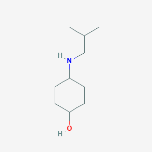 molecular formula C10H21NO B7601647 4-(2-Methylpropylamino)cyclohexan-1-ol 