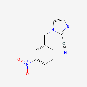 1-[(3-Nitrophenyl)methyl]imidazole-2-carbonitrile