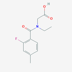 2-[Ethyl-(2-fluoro-4-methylbenzoyl)amino]acetic acid