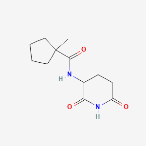 N-(2,6-dioxopiperidin-3-yl)-1-methylcyclopentane-1-carboxamide