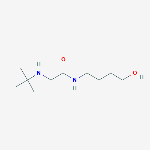 2-(tert-butylamino)-N-(5-hydroxypentan-2-yl)acetamide