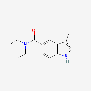 N,N-diethyl-2,3-dimethyl-1H-indole-5-carboxamide