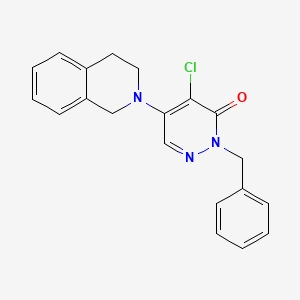 2-benzyl-4-chloro-5-(3,4-dihydroisoquinolin-2(1H)-yl)pyridazin-3(2H)-one