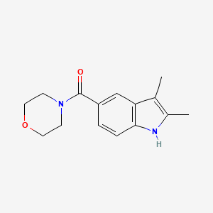 (2,3-dimethyl-1H-indol-5-yl)(morpholino)methanone