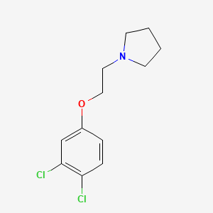 molecular formula C12H15Cl2NO B7601858 Cambridge id 7021093 