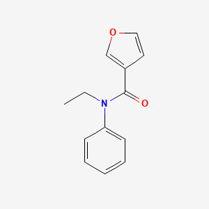 N-ethyl-N-phenylfuran-3-carboxamide