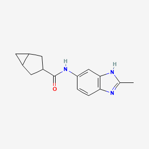 N-(2-methyl-3H-benzimidazol-5-yl)bicyclo[3.1.0]hexane-3-carboxamide