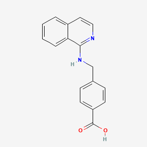 4-[(Isoquinolin-1-ylamino)methyl]benzoic acid