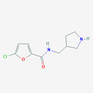 5-chloro-N-(pyrrolidin-3-ylmethyl)furan-2-carboxamide