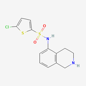 5-chloro-N-(1,2,3,4-tetrahydroisoquinolin-5-yl)thiophene-2-sulfonamide