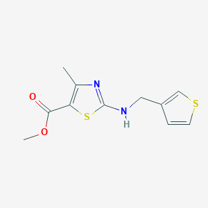 Methyl 4-methyl-2-(thiophen-3-ylmethylamino)-1,3-thiazole-5-carboxylate