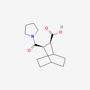 (2S,3R)-3-(pyrrolidine-1-carbonyl)bicyclo[2.2.2]octane-2-carboxylic acid